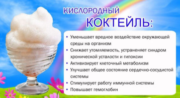 Кислородный коктейль Кислородный коктейль.